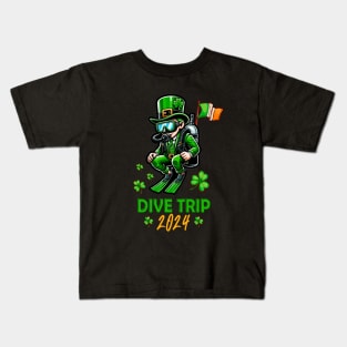 St Patrick's Scuba Dive Trip - Funny Scuba Diving Kids T-Shirt